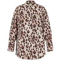 Samoon Bluse mit Leo-Print Langarm, in Pearl gemustert |