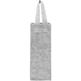 Preiswert & Gut 10x Weintasche Filz mit Henkel - Filztasche für Weinflaschen 29,5 x 10,5 x 10,5 cm – Flaschentasche Filz 2 Henkeln als Geschenktüten für Weingeschenk für Weihnachten oder Hochzeit