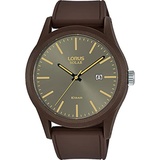 Lorus Herren Analog Quarz Uhr mit Silikon Armband RX307AX9