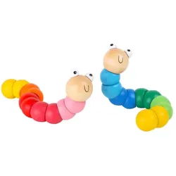 Small Foot Motorikspielzeug Raupe flexibel, sortiert