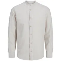 JACK & JONES Summer Band Langarmhemd - Oxford Tan