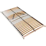 Sleepneo Lattenrost 90x190 cm vormontiert 28 Latten 5-Zonen belastbar ca. 150 Kg Birkenschichtholz Made in Germany