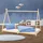 ML DESIGN modern living Kinderbett Tipi 90 x 200 cm Kiefer natur beige