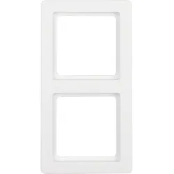Berker 10126089 Rahmen 2fach Q.1 polarweiß, samt