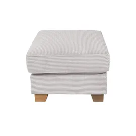 Soho Hocker Franka 75 x 42 x 62 cm Weiß