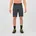 Kurze Hose Grau/Orange 48