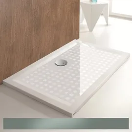 Hoesch Muna 110x100x3cm, steingrau, Soliq., AR