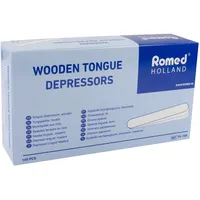 Romed Mundspatel aus Holz 100 St.