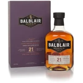 Balblair 21 Jahre Single Malt Scotch 46,0% vol 0,7 l Geschenkverpackung