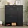 stilvora Schuhschrank 95 x 107 x 24 cm 2 Fächer / schwarz