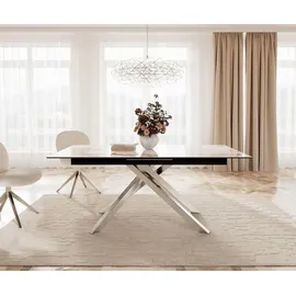 DeLife Edge 180-220 x 71 x 100 cm weiß-beige
