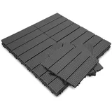 Wolketon 110 Stück Terrassenfliesen 10m2 Holzfliesen 30x30 Cm Terrassenfliesen Holz Fliesen Mit Klicksystem Für Terrasse Balkon