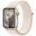 Apple Watch Series 9 GPS 41 mm Aluminiumgehäuse polarstern, Sport Loop polarstern One Size