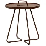 Cane-Line On-the-move small Beistelltisch Century Bistrotisch Ø 44 x 54 cm mocca