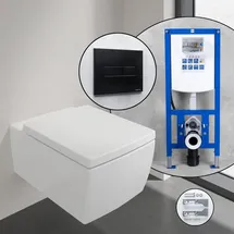 Villeroy & Boch Memento 2.0 Wand-WC mit WC-Sitz Weiß
