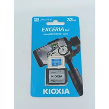 KIOXIA EXCERIA G2, 32 GB, MicroSDHC, Klasse 10, UHS-III, 100 MB/s, 50 MB/s