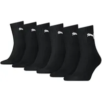Puma Short Crew Sportsocken 6-Pack schwarz 2.0 - 43-46