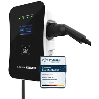 DAHEIM LADEN Elektroauto-Ladestation DaheimLader Smart PRO Wallbox, 11kW / 16A, 3-phasig, mit App, RFID, softwarebasierter Stromzähler, DockingStation, OCPP Version 1.6j