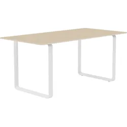 Muuto Tisch 170 x 85 cm natürlich weiße Beine