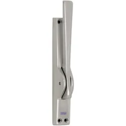 Türtreibriegel aufliegend reibungsfrei, Stange ø 10 mm, Hub 20 mm, silber elox.