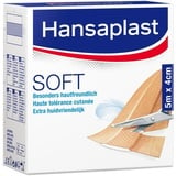 BEIERSDORF Hansaplast Soft Pflaster 4 cmx5 m Rolle