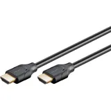 goobay Ultra High-Speed HDMI-Kabel mit Ethernet (2 m, HDMI), Video Kabel
