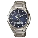 Japan NEU Casio Wave Ceptor Uhrenradio Solar Titan WVA-M640TD-2AJF blau