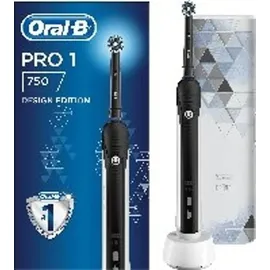 Oral-B Pro 1 750 Design Edition schwarz + Reiseetui