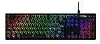 HyperX Alloy Origins PBT – Mechanische Gaming Tastatur, PBT Keycaps, Tastenkappen, RGB, HyperX Mechanische Switches, Schalter, kompakt, tragbar, robustes Aluminiumgehäuse, verstellbare Füße