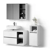 livinity® Vomano 3-tlg. Weiß