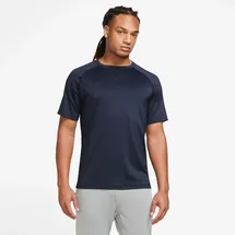 Nike Ready Dri-FIT Kurzarm-Fitness-Oberteil Herren Obsidian/Black XL