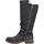 Rieker Langschaftstiefel, Blockabsatz, TEX-Membran, Nieten und Kordel, Gr. 43 EU