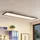 LINDBY Nelios 1 LED-Panel 120 x 30 cm schwarz