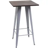 chefgastro Stehtisch 107 x 60 x 60 cm Grau