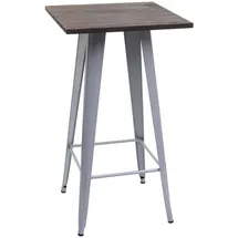 chefgastro Stehtisch 107 x 60 x 60 cm Grau