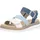 remonte Keilsandalette Damen Blau 38