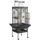 Yaheetech Vogelkäfig Vogelvoliere 65,5 x 65,5 x 156 cm Schwarz