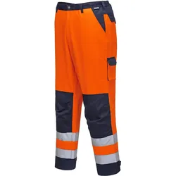 Warnschutz Bundhose "LYON" - S - orange/marine