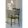 Casa Padrino Luxus Jugendstil Gartenstuhl 47 x 50 x 103 cm schwarz/grün mit Armlehnen