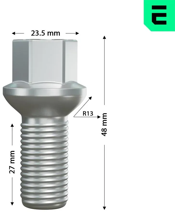 OPTIMAL Radschraube opuwb1000120 Vorderachse für Ford CUPRA Bentley VAG VW
