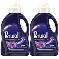 PERWOLL Flüssig 2x 27 WL (54 WL) Black Blütenmeer 2x 1,35l