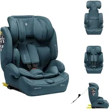 KIKKABOO Kindersitz I-Bronn i-Size (76-150cm) Isofix, Top Tether, Kissen, Gurt grün