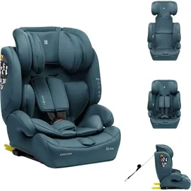 KIKKABOO Kindersitz I-Bronn i-Size (76-150cm) Isofix, Top Tether, Kissen, Gurt grün