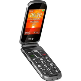 SPC Magnus Mobiltelefon für Senioren SOS-Taste, - Schwarz