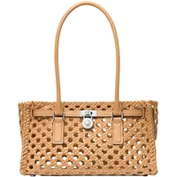 Michael Kors Hamilton Moderne Small Schultertasche Kunstleder Brown