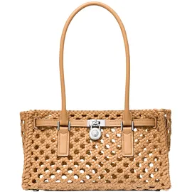 Michael Kors Hamilton Moderne Small Schultertasche Kunstleder Brown