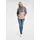 POLARINO Fleecepullover Sweatshirt Colourblocking Beige 44/46