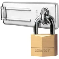 Master Lock 140703EURD Set aus Sicherheitsüberfalle und Vorhängeschloss