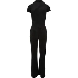 URBAN CLASSICS Damen Ladies Velvet Jumpsuit Black XL - XL