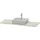 Duravit Waschbeckenunterschrank 1 Ausschnitt 140 x 55 x 16 cm Taupe Seidenmatt